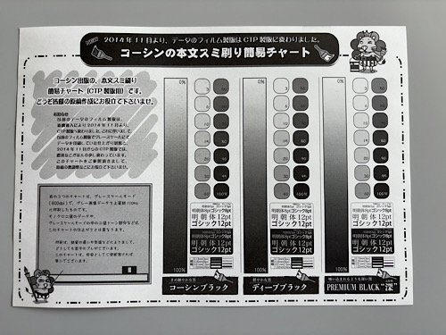 同人誌印刷　モアレ